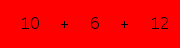 enter the sum of these 3 numbers