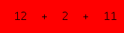 enter the sum of these 3 numbers