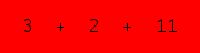 enter the sum of these 3 numbers