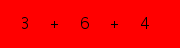 enter the sum of these 3 numbers