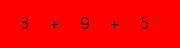 enter the sum of these 3 numbers