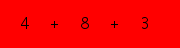 enter the sum of these 3 numbers