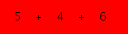 enter the sum of these 3 numbers