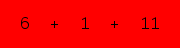 enter the sum of these 3 numbers