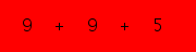 enter the sum of these 3 numbers